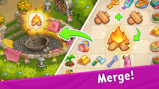 اسکرین شات بازی Charmbrook:​ Merge Adventure 3