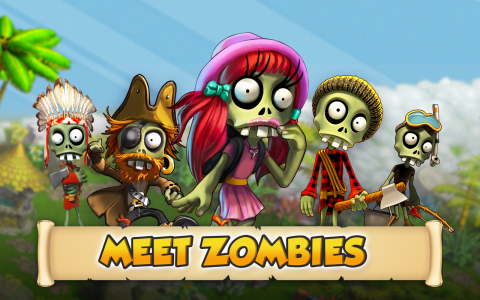اسکرین شات 5 بازی Zombie Castaways
