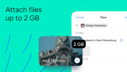 اسکرین شات برنامه VK Mail: email client 5
