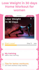 اسکرین شات برنامه Lose Weight in 30 days - Home  2