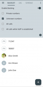 اسکرین شات 2 برنامه Calls Blacklist - Call Blocker