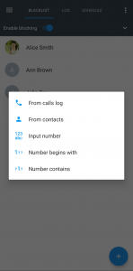 اسکرین شات 1 برنامه Calls Blacklist - Call Blocker