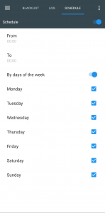 اسکرین شات 6 برنامه Calls Blacklist - Call Blocker
