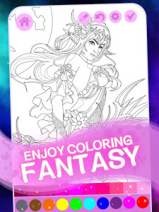 اسکرین شات بازی Fantasy Coloring Book 2