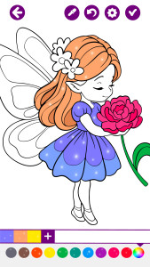 اسکرین شات 3 بازی Fairies Coloring Book for Kids