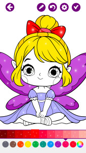 اسکرین شات 4 بازی Fairies Coloring Book for Kids