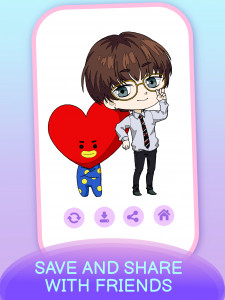اسکرین شات 5 بازی KPOP Chibi Coloring by Number