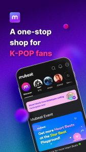 اسکرین شات برنامه Mubeat for kpop Lovers 1