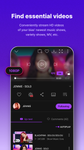 اسکرین شات 3 برنامه Mubeat for kpop Lovers