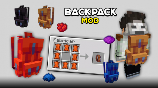 اسکرین شات 1 برنامه Working Backpack Mod