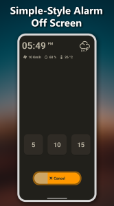اسکرین شات 4 برنامه Alarm clock