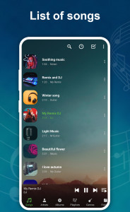 اسکرین شات برنامه Music Player 2
