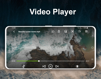 اسکرین شات 1 برنامه Video Player