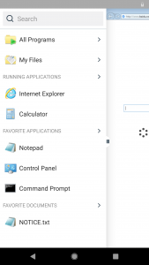 اسکرین شات برنامه VMware Horizon Client 4