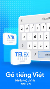 اسکرین شات برنامه Laban Key: Vietnamese Keyboard 1