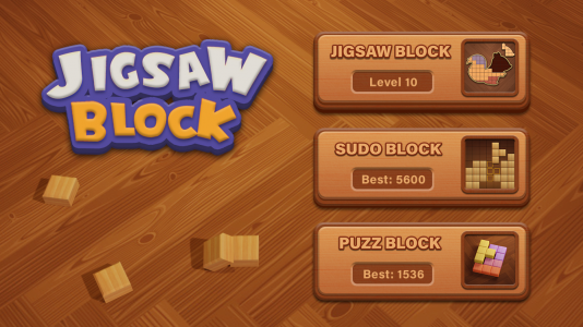 اسکرین شات بازی Jigsaw Wood Block Puzzle 1