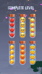 اسکرین شات بازی Emoji Sort Master 6