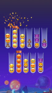 اسکرین شات 1 بازی Emoji Sort Master