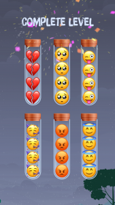 اسکرین شات 6 بازی Emoji Sort Master