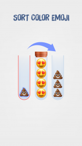 اسکرین شات 2 بازی Emoji Sort Master