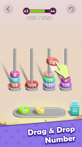 اسکرین شات 6 بازی 2048 Sort Stack Merge
