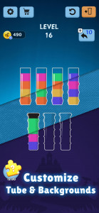 اسکرین شات 4 بازی Water Color Sort