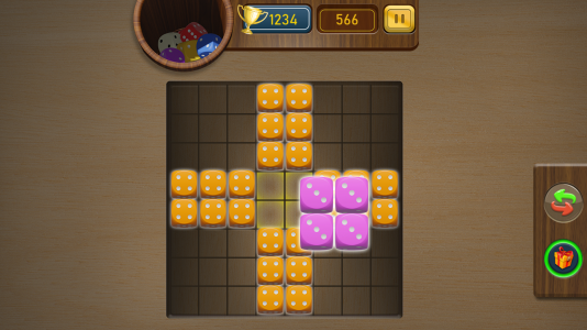 اسکرین شات بازی Woody Dice Block 8