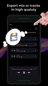 اسکرین شات 5 برنامه AI Vocal Remover - unmix