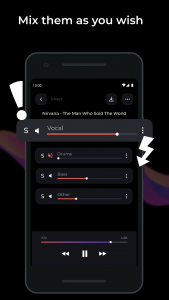 اسکرین شات 4 برنامه AI Vocal Remover - unmix