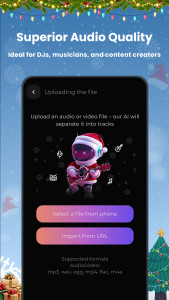 اسکرین شات 5 برنامه unMix - AI Vocal Remover