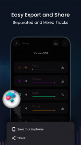 اسکرین شات برنامه unMix: AI Vocal Remover 6