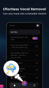 اسکرین شات برنامه unMix: AI Vocal Remover 5