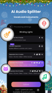 اسکرین شات 3 برنامه unMix - AI Vocal Remover