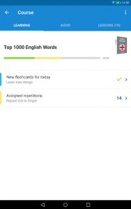 اسکرین شات برنامه Voc App - Learn English Vocabulary with Flashcards 8