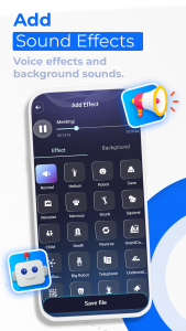 اسکرین شات 3 برنامه Voco: Audio Recorder & Effects