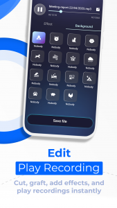 اسکرین شات 2 برنامه Voco: Audio Recorder & Effects