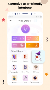 اسکرین شات برنامه Voice Changer - Voice recorder 6