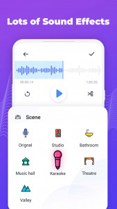 اسکرین شات برنامه Voice Changer - Voice Editor 4