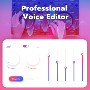 اسکرین شات 3 برنامه Voice Changer - Voice Editor