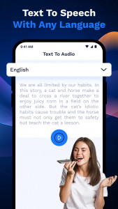 اسکرین شات 2 برنامه AI Voice Changer - Prankster