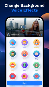 اسکرین شات 4 برنامه AI Voice Changer - Prankster