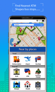 اسکرین شات برنامه Voice GPS Driving Route : Gps Navigation & Maps 3