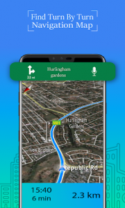 اسکرین شات برنامه Voice GPS Driving Route : Gps Navigation & Maps 5