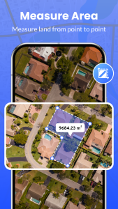 اسکرین شات 1 برنامه GPS Area Measure - FieldCalc