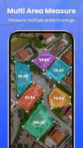 اسکرین شات 2 برنامه GPS Area Measure - FieldCalc
