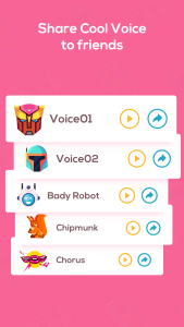 اسکرین شات 4 برنامه Super Voice Changer - Editor