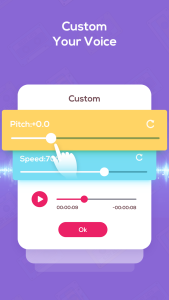 اسکرین شات 8 برنامه Super Voice Changer - Editor