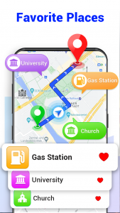 اسکرین شات برنامه GPS Voice Navigation: Live Map 8