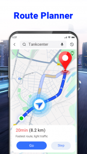 اسکرین شات برنامه GPS Voice Navigation: Live Map 3