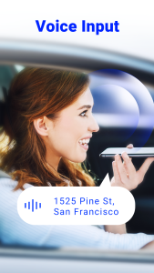 اسکرین شات 1 برنامه GPS Voice Navigation: Live Map